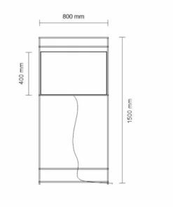 Nietuzinkowa lampa podłogowa - czarny 150cm ANT 9029 PAA | Kaja*Sklep Kaja Flash Sale