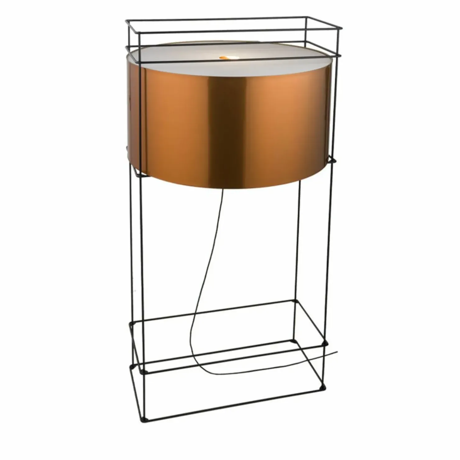 Nietuzinkowa lampa podłogowa - miedź 150cm ANT 9525 PAA | Kaja*Sklep Kaja Clearance