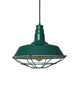 Outlet Sklep Kaja Nietuzinkowa, zielona lampa do kuchni ABR-RRP-Z-E27 RETRO | Kaja zielony