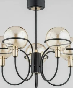 Fashion Sklep Kaja Nietypowa lampa sufitowa na 5 źródeł światła AL 62157 | Kaja