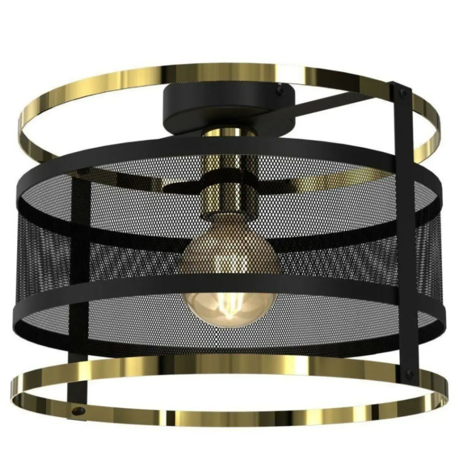 Niezwykła lampa czarno-złota, ażurowa LX 3902 z serii RIM | Kaja*Sklep Kaja Sale