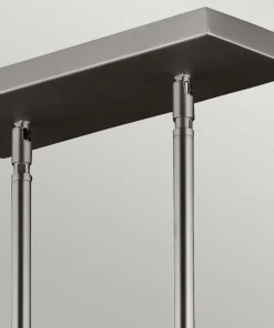 Niklowa lampa wisząca, trzy klosze FE-HOBSON-3P-SN z serii HOBSON*Sklep Kaja Flash Sale