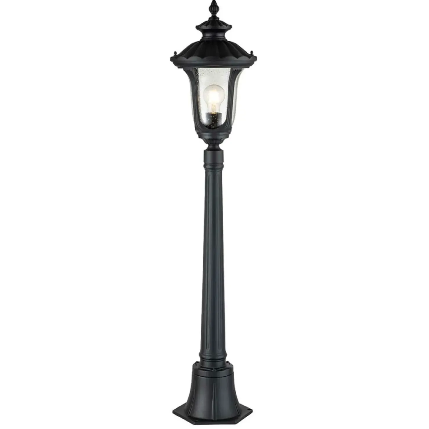 Niska lampa ogrodowa, wysokość 115cm CC4-S-BK z serii CHICAGO*Sklep Kaja Shop