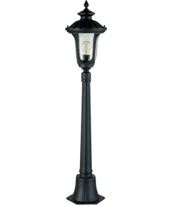 Niska lampa ogrodowa, wysokość 115cm CC4-S-BK z serii CHICAGO*Sklep Kaja Shop