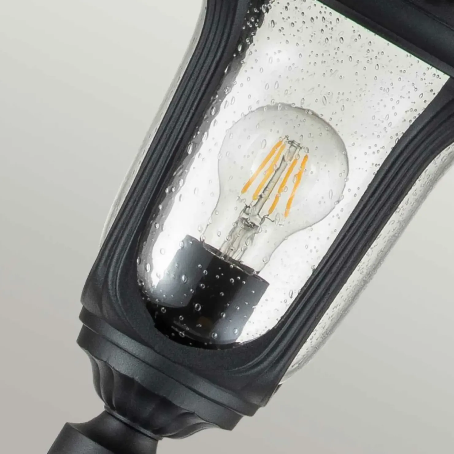 Niska lampa ogrodowa, wysokość 115cm CC4-S-BK z serii CHICAGO*Sklep Kaja Shop