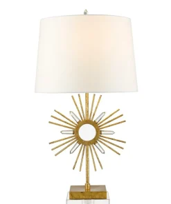Nocna lampka stołowa z abażurem GN-SUN-KING-TL z serii SUN KING*Sklep Kaja Cheap