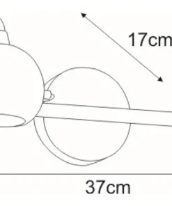 Nowoczesna lampa ścienna K-8002/2 WH SALVA WHITE | Kaja Oświetlenie*Sklep Kaja Shop