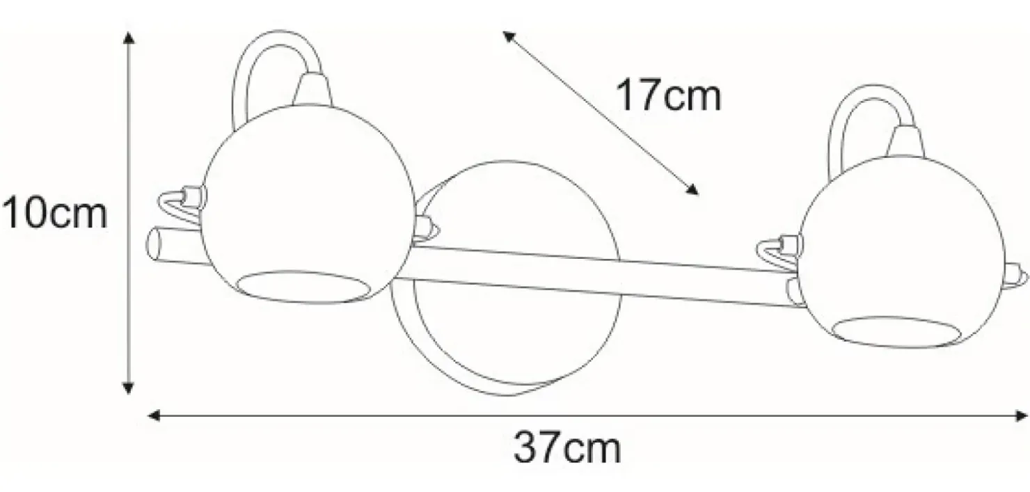 Nowoczesna lampa ścienna K-8002/2 WH SALVA WHITE | Kaja Oświetlenie*Sklep Kaja Shop