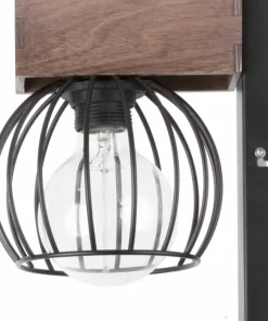 Nowoczesna lampa ścienna z drewnianym ramieniem SIG 31577 - MILAN*Sklep Kaja Fashion