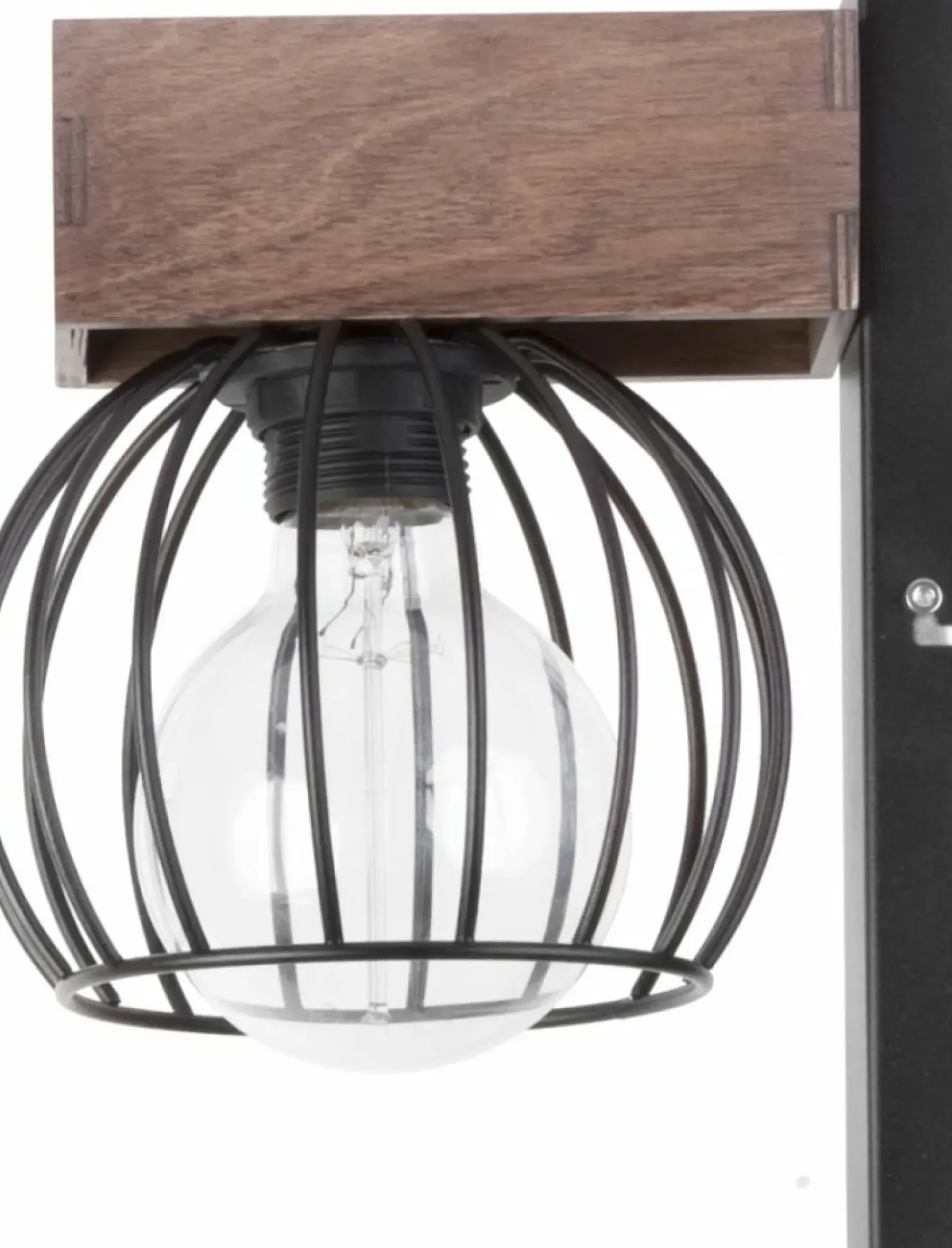 Nowoczesna lampa ścienna z drewnianym ramieniem SIG 31577 - MILAN*Sklep Kaja Fashion