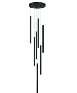 Discount Sklep Kaja Nowoczesna lampa do stylowego salonu LP-894/7P BK z serii LUNGO | Kaja
