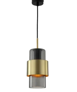 Clearance Sklep Kaja Nowoczesna lampa nad blat kuchenny LP-866/1P L SM/GD z serii MIELE
