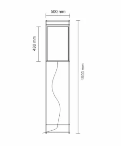Nowoczesna lampa podłogowa - miedź 190cm ANT 9534 PAA | Kaja*Sklep Kaja Flash Sale
