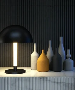 Nowoczesna lampa stołowa z kopułowym kloszem Z012TL-L8B3K z serii RAY*Sklep Kaja Clearance