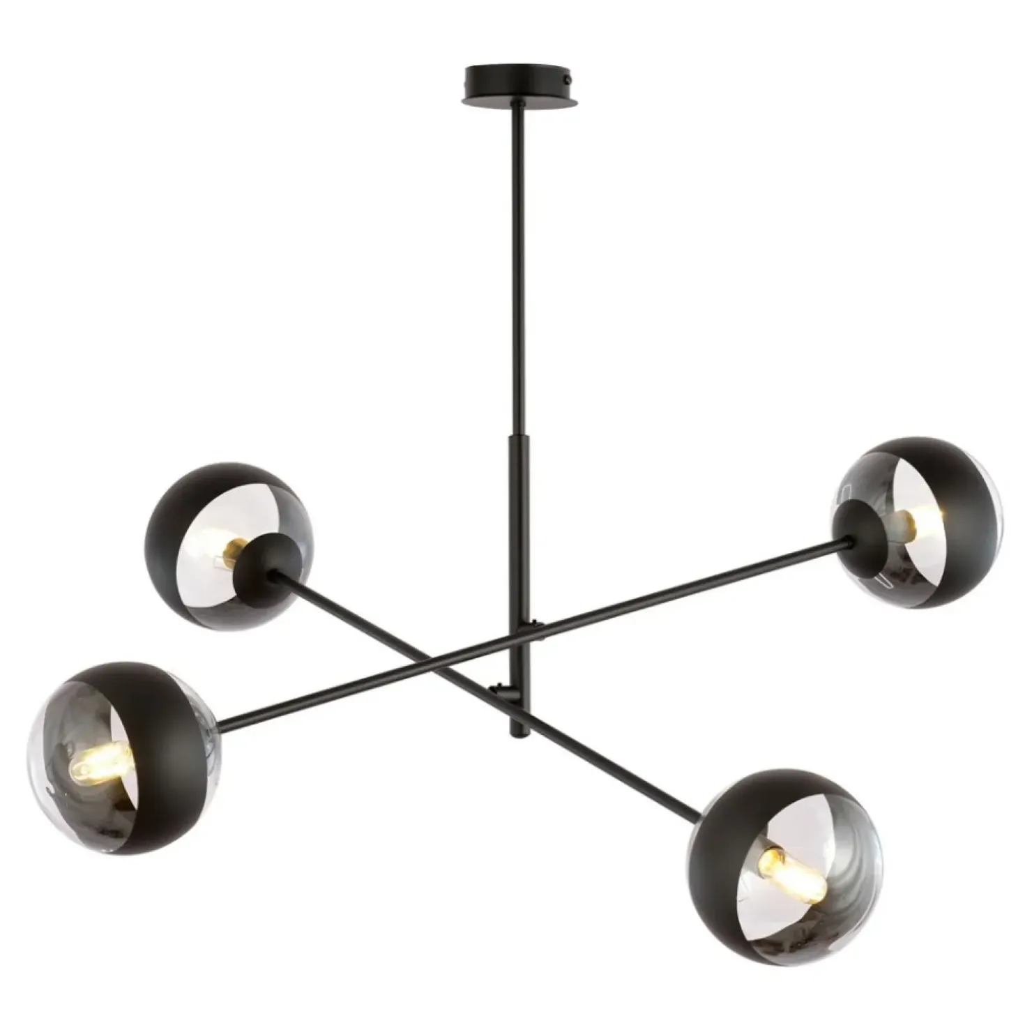 Best Sale Sklep Kaja Nowoczesna lampa sufitowa z kloszami 1168/4 LINEAR | Kaja Oświetlenie