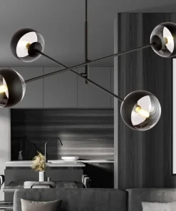 Best Sale Sklep Kaja Nowoczesna lampa sufitowa z kloszami 1168/4 LINEAR | Kaja Oświetlenie