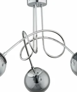 Outlet Sklep Kaja Nowoczesna lampa sufitowa, srebrne ramiona AL 61093 z serii TANGO | Kaja Oświetl