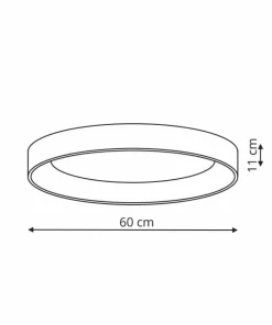 Best Sklep Kaja Nowoczesna lampa sufitowa LED LP-049/1C GD GEORGIA | Kaja Oświetlenie