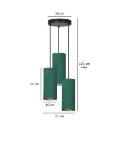 Cheap Sklep Kaja Nowoczesna lampa wisząca do sypialni 1058/3PREM BENTE PREMIUM | Kaja