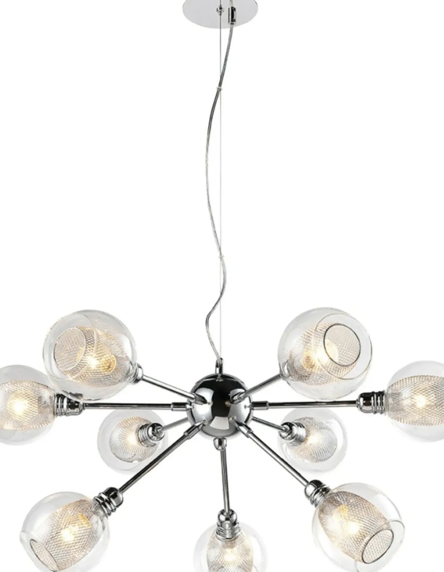 Cheap Sklep Kaja Nowoczesna lampa wisząca do salonu 39-65018 DIXI | Kaja Oświetlenie chrom