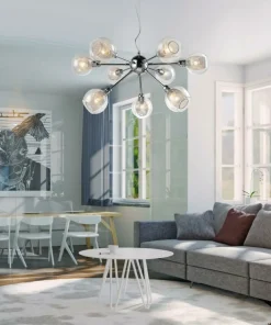 Cheap Sklep Kaja Nowoczesna lampa wisząca do salonu 39-65018 DIXI | Kaja Oświetlenie chrom