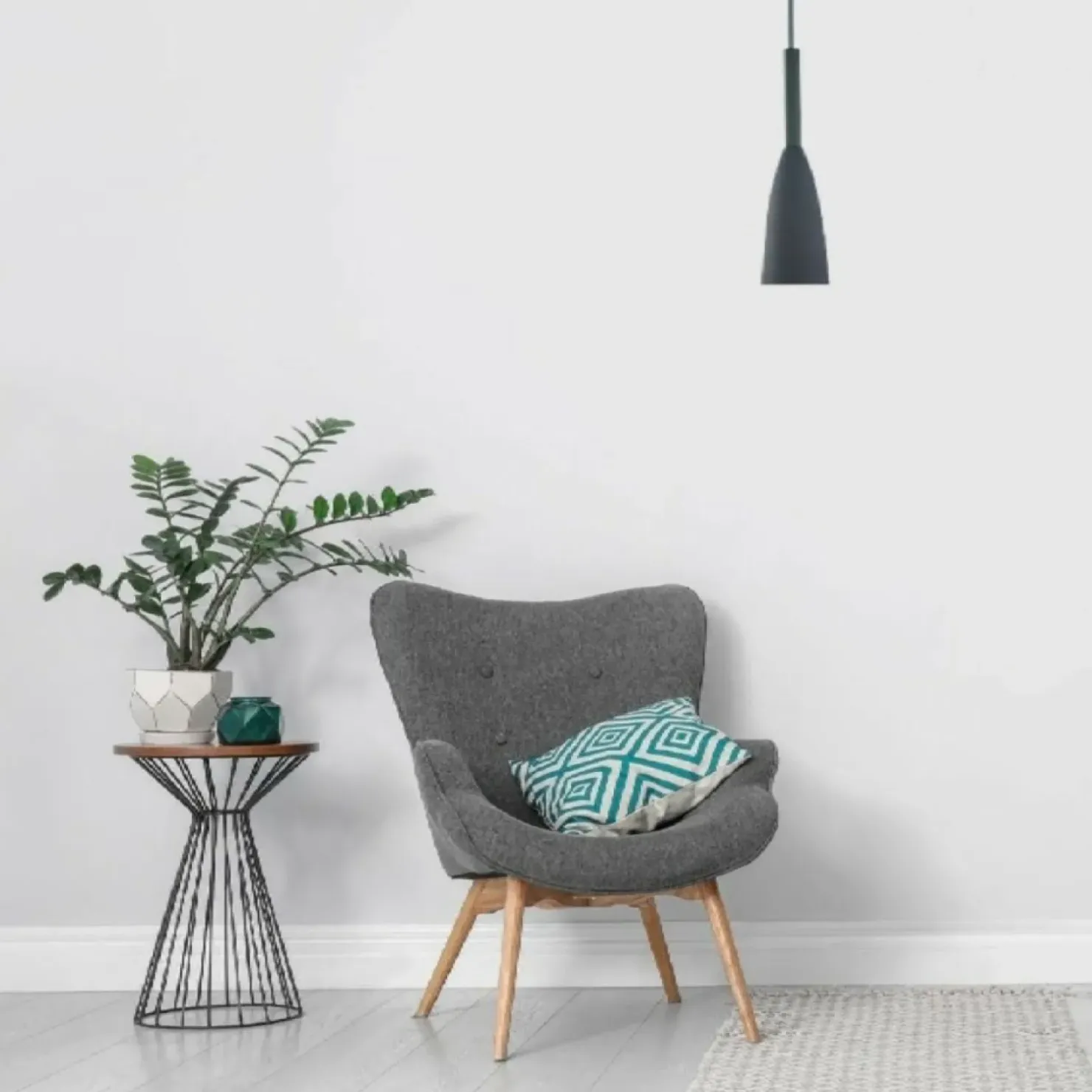 Cheap Sklep Kaja Nowoczesna lampa wisząca do kuchni LP-181/1P GR SOLIN | Kaja