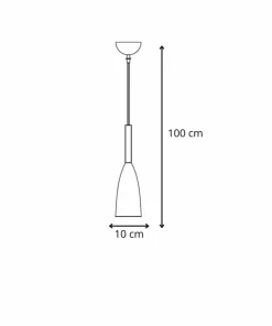 Cheap Sklep Kaja Nowoczesna lampa wisząca do kuchni LP-181/1P GR SOLIN | Kaja