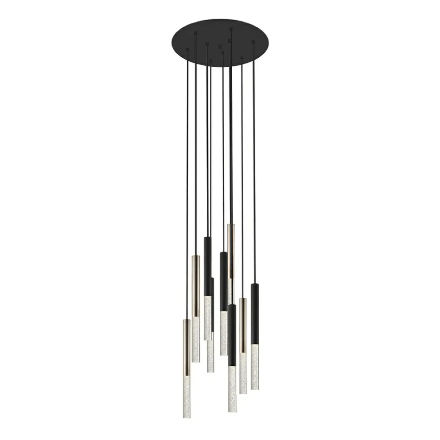 Clearance Sklep Kaja Nowoczesna lampa wisząca do salonu P0461-09L-P7SD z serii ONE | Kaja