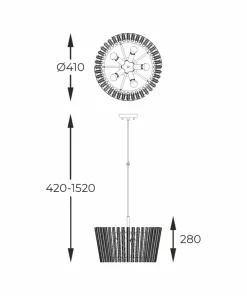 Cheap Sklep Kaja Nowoczesna lampa wisząca do kuchni P0547-05H-F9AC BACH | Kaja
