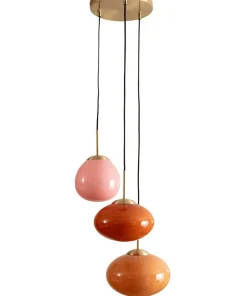 Cheap Sklep Kaja Nowoczesna lampa wisząca, efektowne klosze ABR-3SKCR SFERO | Kaja czerwony