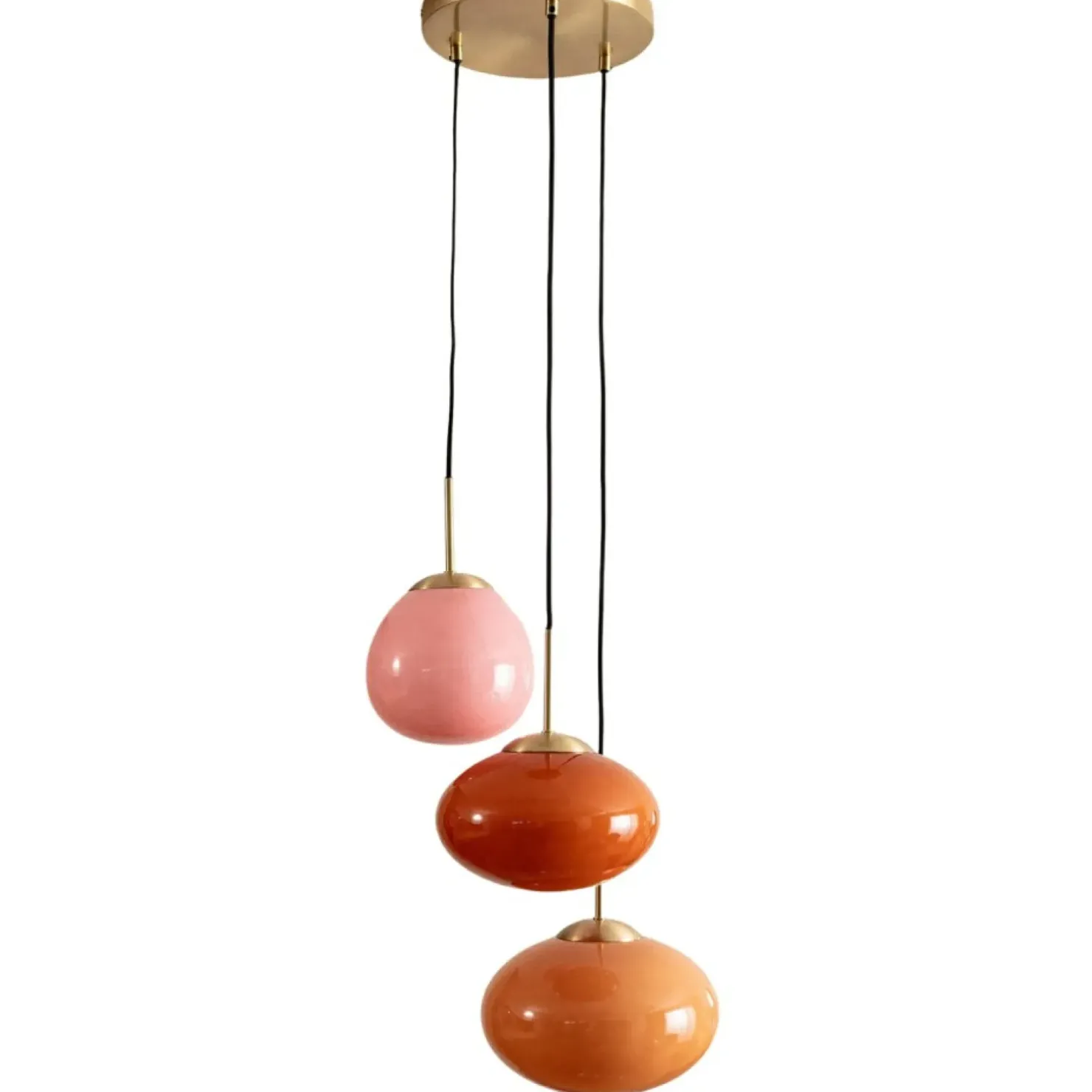 Cheap Sklep Kaja Nowoczesna lampa wisząca, efektowne klosze ABR-3SKCR SFERO | Kaja czerwony