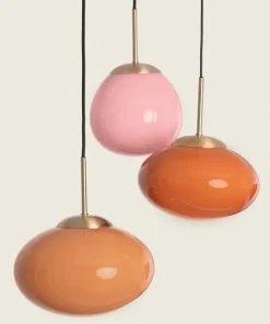 Cheap Sklep Kaja Nowoczesna lampa wisząca, efektowne klosze ABR-3SKCR SFERO | Kaja czerwony