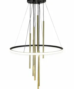 Sale Sklep Kaja Nowoczesna lampa wisząca, koło LED z tubami ANT 8978 LUNA | Kaja