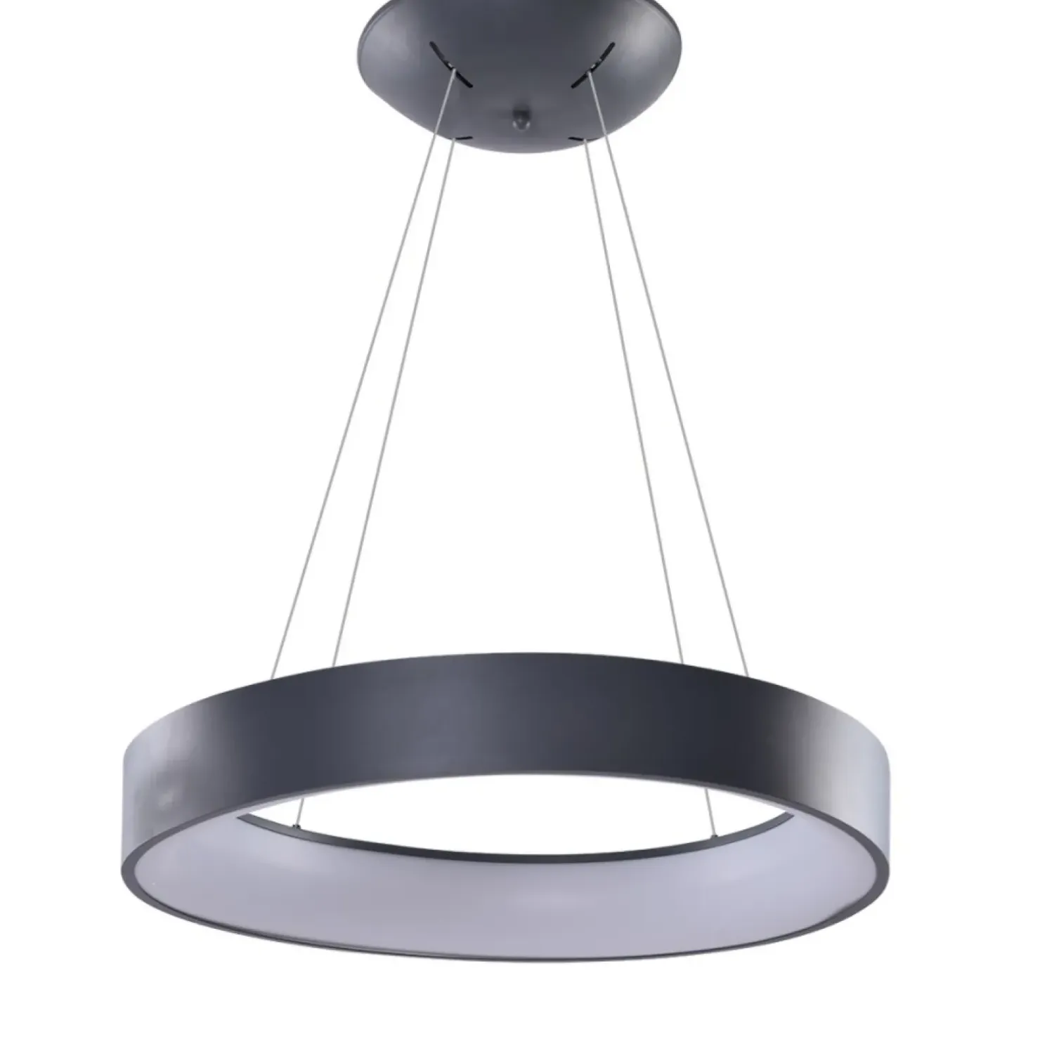 Best Sale Sklep Kaja Nowoczesna lampa wisząca LED nad stół AZ3974 SOLVENT | Kaja szary