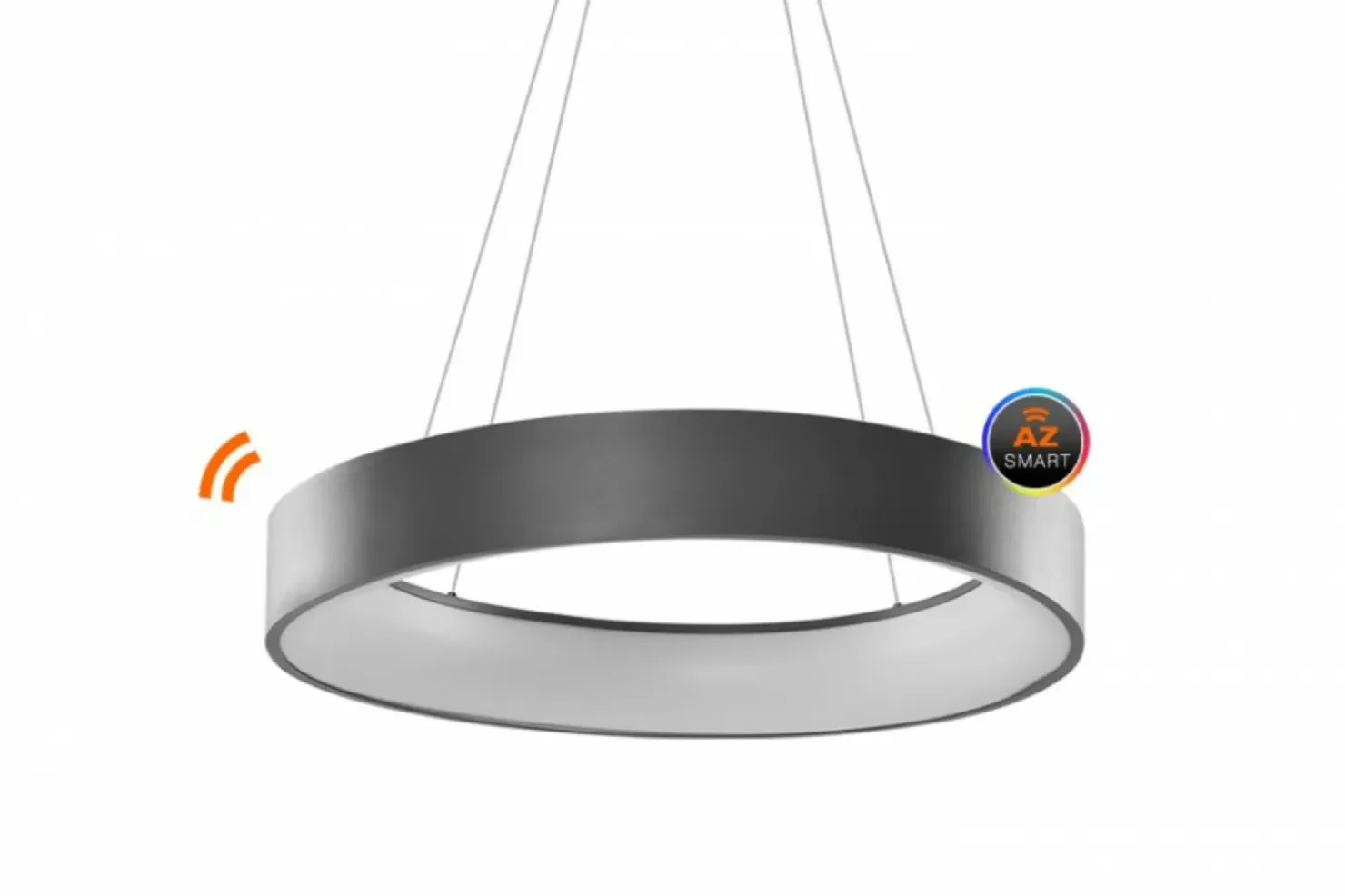 Best Sale Sklep Kaja Nowoczesna lampa wisząca LED nad stół AZ3974 SOLVENT | Kaja szary