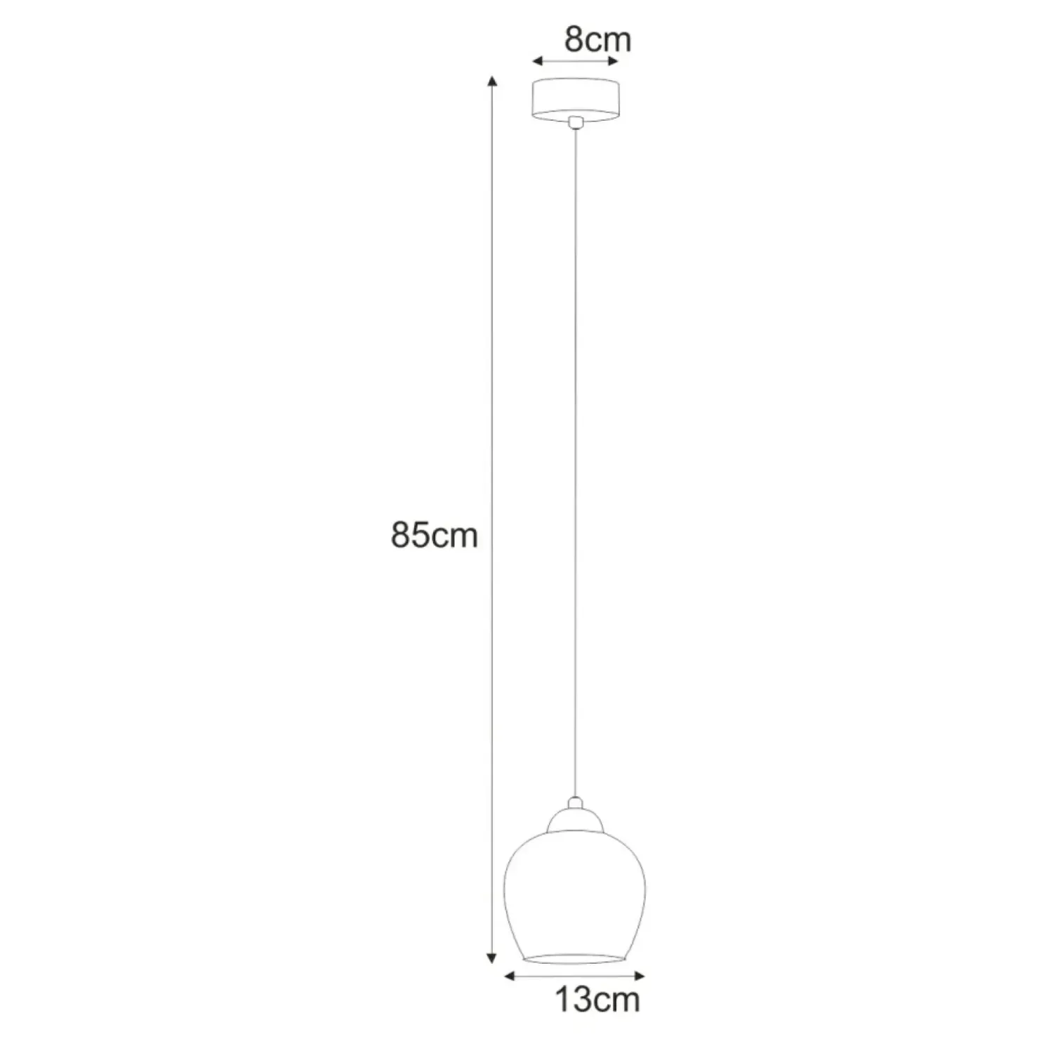 Outlet Sklep Kaja Nowoczesna lampa wisząca z grafitowym kloszem K-5610 z serii NIRA