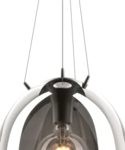 New Sklep Kaja Nowoczesna lampa wisząca z dużym kloszem P19066B-D30 MOON | Kaja