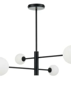 Store Sklep Kaja Nowoczesna lampa z obrotowymi ramionami LP-002/4P BK z serii DORADO
