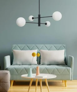 Store Sklep Kaja Nowoczesna lampa z obrotowymi ramionami LP-002/4P BK z serii DORADO