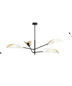Flash Sale Sklep Kaja Nowoczesna lampa z osłonkami w kształci liści 1159/4 VENE | Kaja