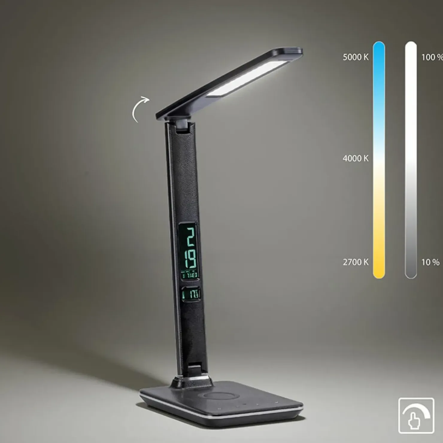 Nowoczesna lampka biurkowa LED do nauki 4595-18 z serii ADRIANO | Kaja*Sklep Kaja Online