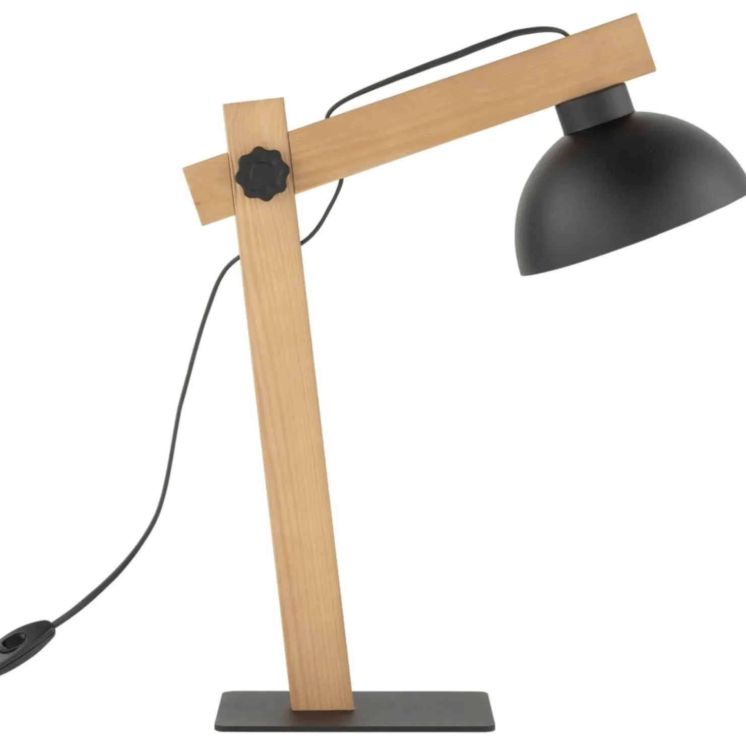 Nowoczesna lampka biurkowa, drewniane ramię TK 5346 z serii OSLO*Sklep Kaja New