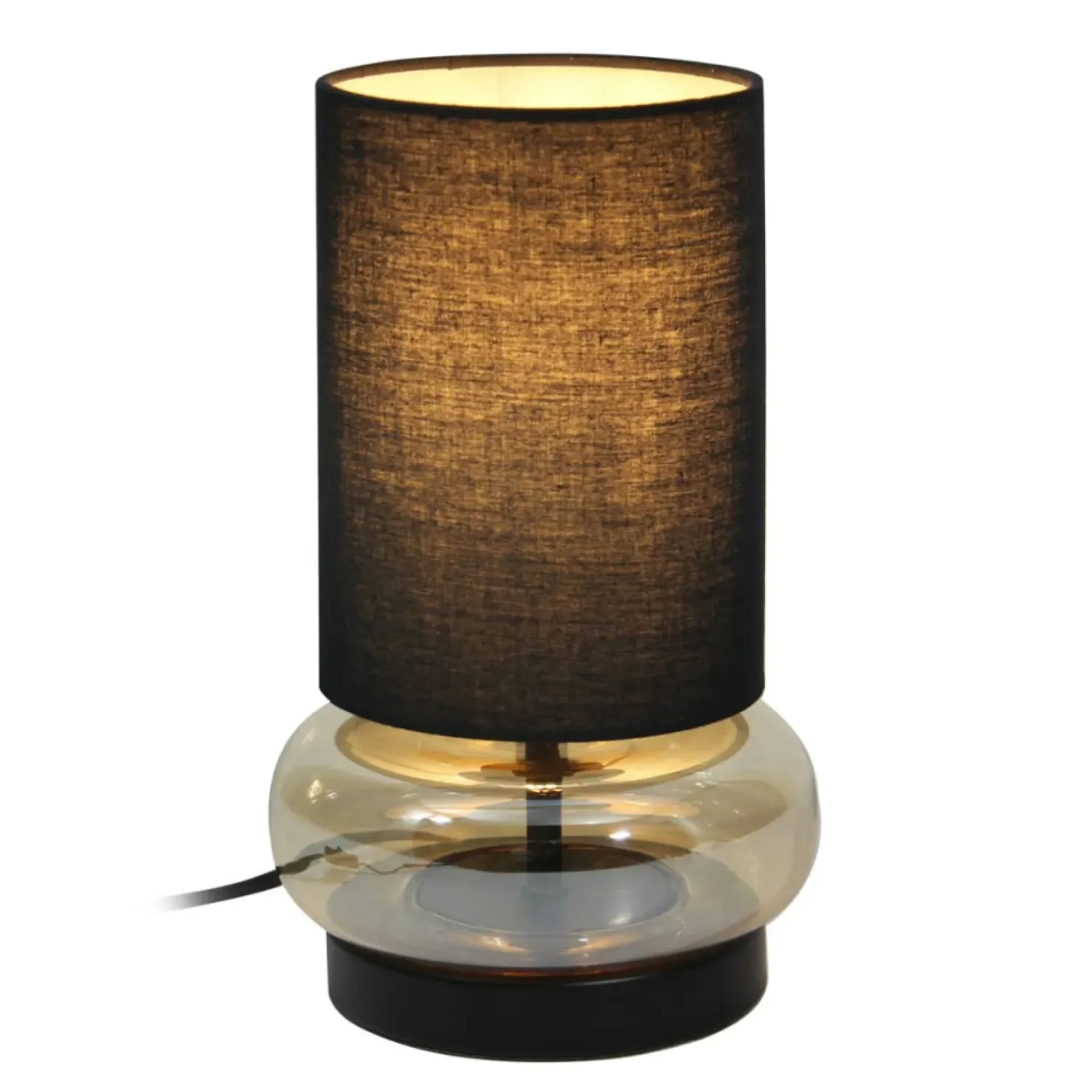 Nowoczesna lampka na szafkę nocną TB-43648-BL-AMB EPIRO | Kaja*Sklep Kaja Cheap