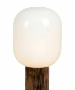 Nowoczesna lampka nocna na drewnianej nodze 108663 SKENE | Kaja*Sklep Kaja Discount