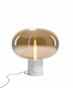 Nowoczesna lampka nocna z kloszem MX T0056 MOONSTONE | Kaja*Sklep Kaja Clearance
