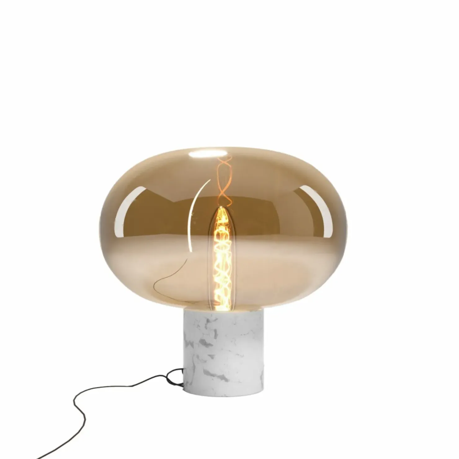 Nowoczesna lampka nocna z kloszem MX T0056 MOONSTONE | Kaja*Sklep Kaja Clearance