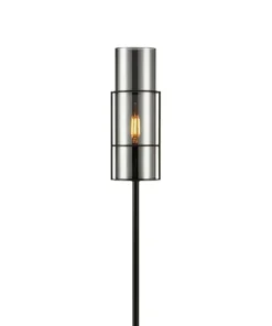 Nowoczesna lampka stołowa z dymionym kloszem 108559 z serii TORCIA*Sklep Kaja Flash Sale