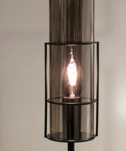 Nowoczesna lampka stołowa z dymionym kloszem 108559 z serii TORCIA*Sklep Kaja Flash Sale