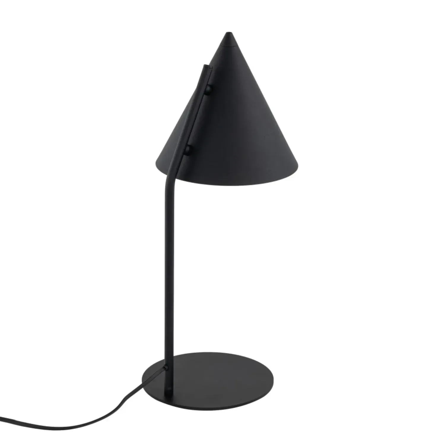 Nowoczesna lampka stołowa - stożek TK 16009 CONO BLACK | Kaja*Sklep Kaja Sale