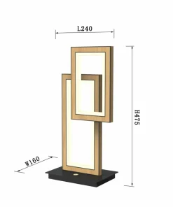 Nowoczesna lampka stołowa LED WF 8023-206 PESCARA | Kaja*Sklep Kaja Flash Sale
